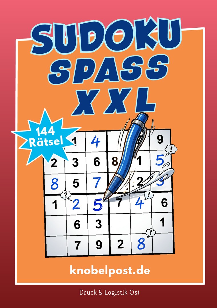 Rätselheft SUDOKU SPASS XXL 1. Auflage 2026 144 Rätsel